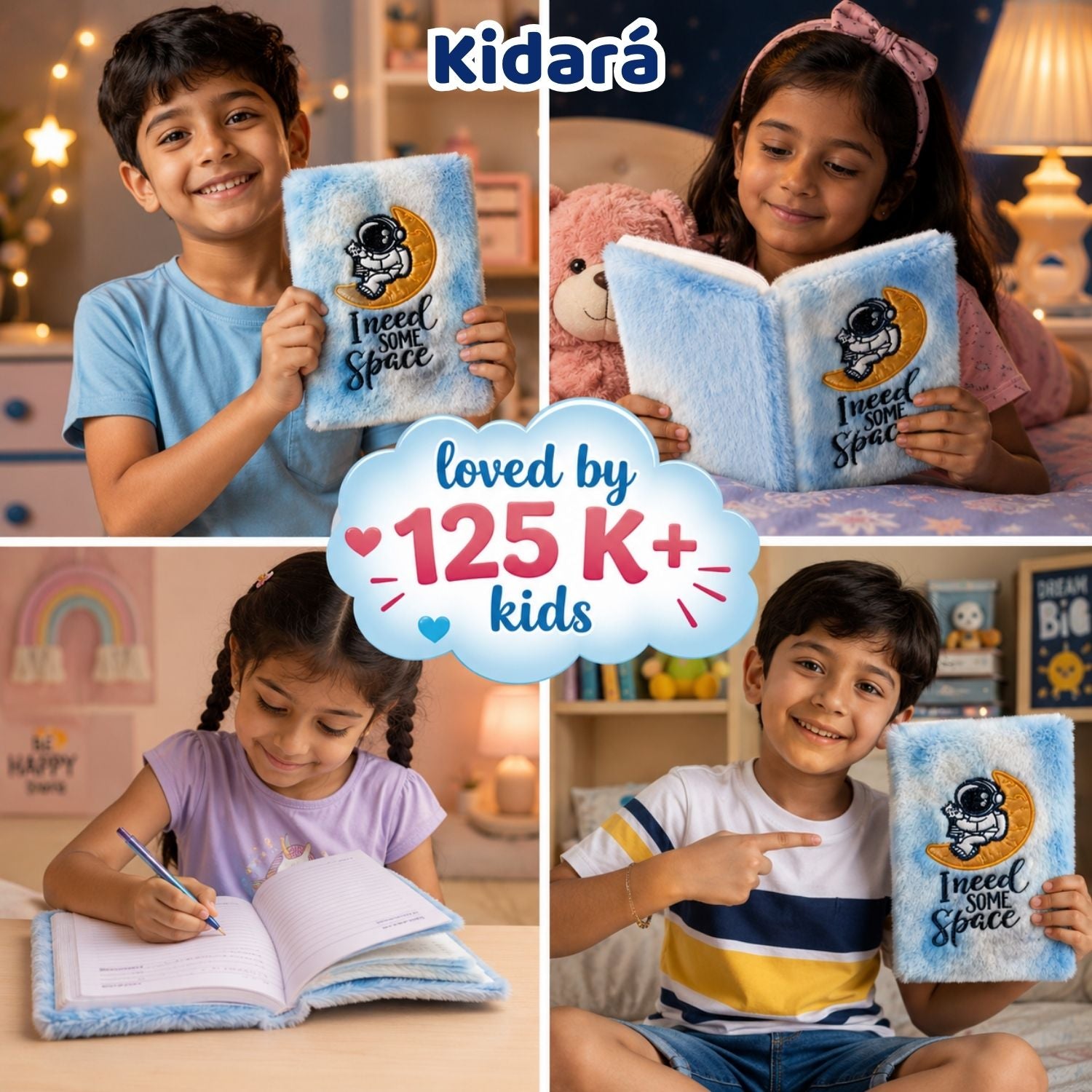 Kidara Kids A5 Cute Astronaut Space Diary