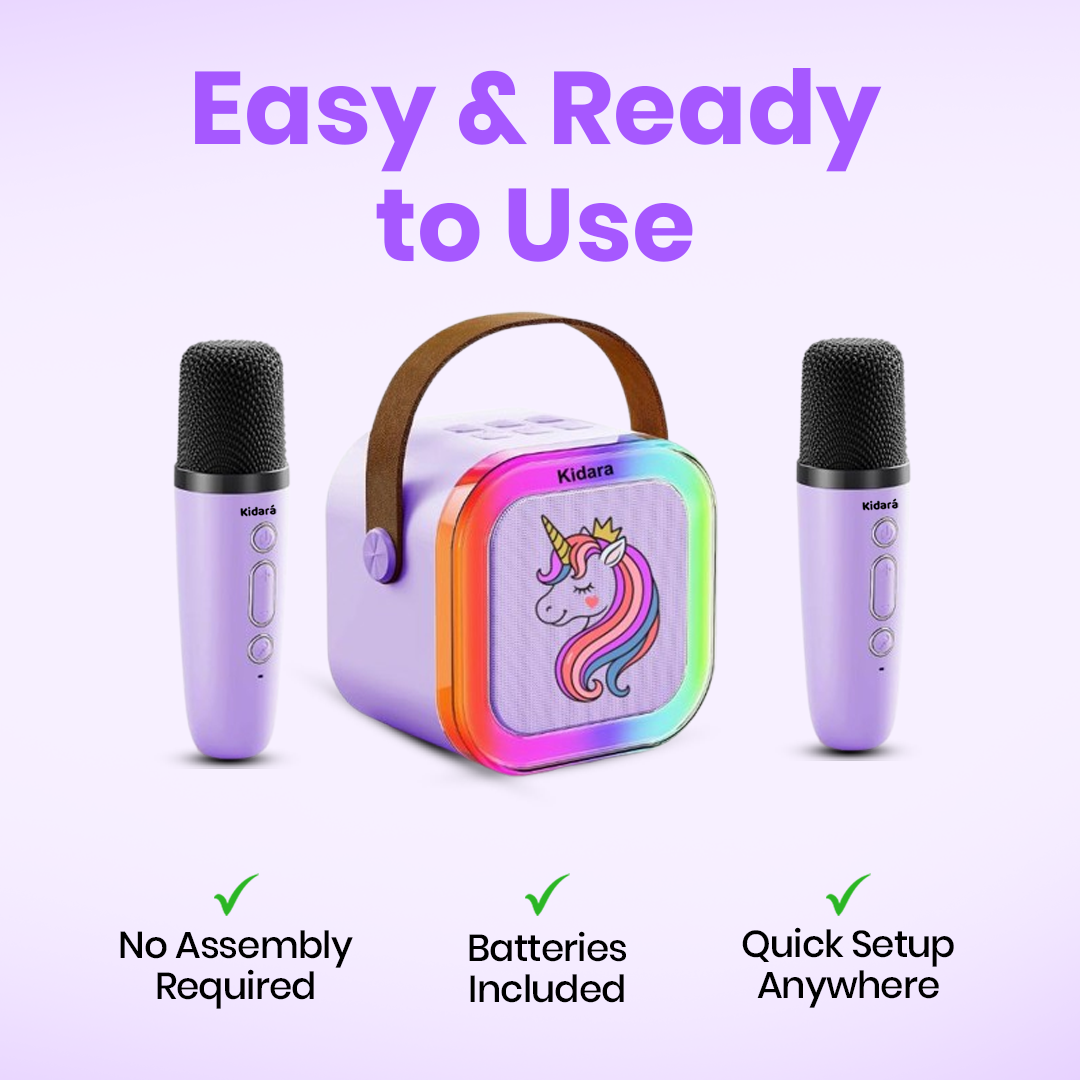 New Unicorn Themed Karaoke Speaker