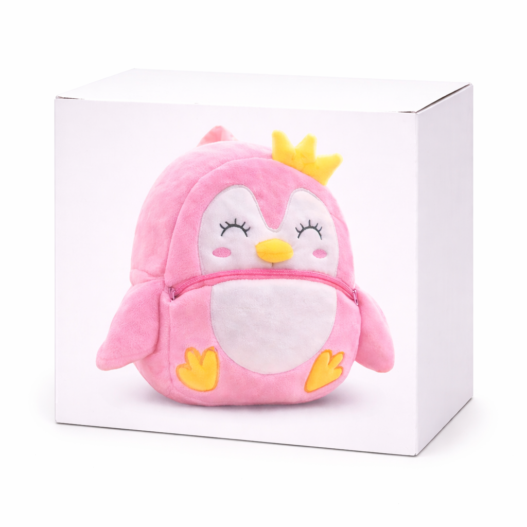 Kidara Penguin Plush Backpack for Toddlers