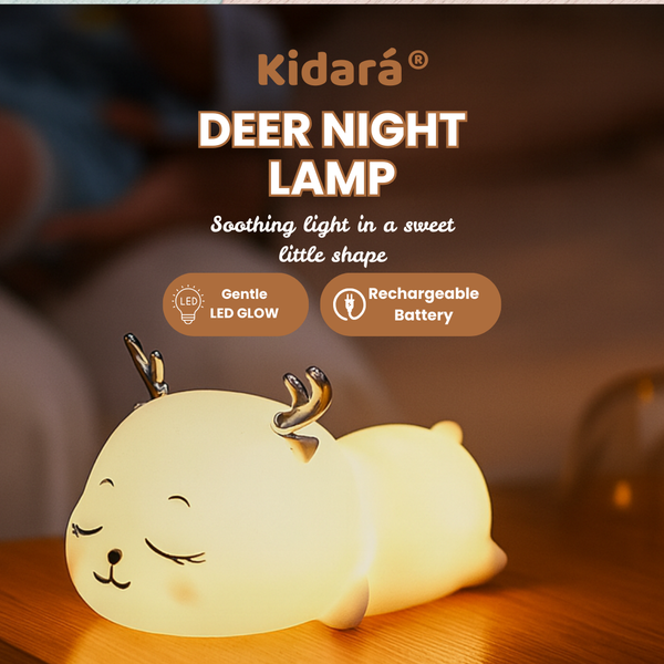 Kidara Deer Silicone LED Night Light for Kids