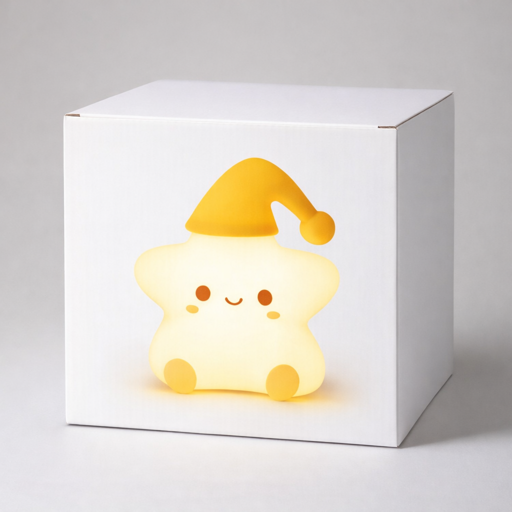 Kidara Star Silicone LED Night Light for Kids