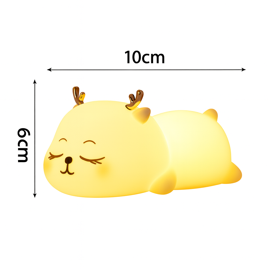 Kidara Deer Silicone LED Night Light for Kids