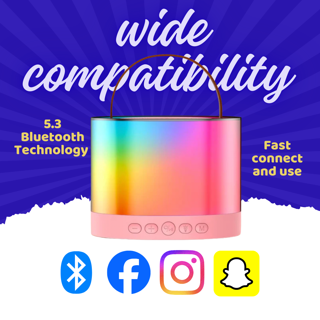 Glow Tune Karaoke Machine with Mic | Ages 4-12 (Multicolor)