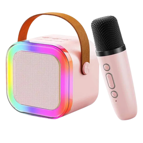 Karaoke Speaker with One Wireless Mic | Ages 3-12 (Multicolor)